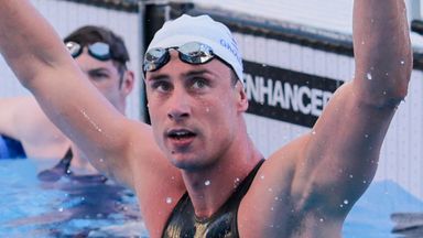 Greek swimmer Kristian Gkolomeev was the only athlete to better an official world record, in the men's 50m freestyle