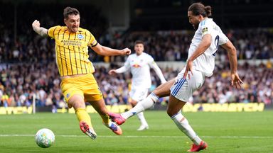 Dominic Calvert-Lewin scores a late winner for Leeds against Brighton