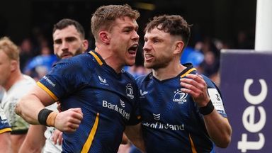 Garry Ringrose scored a crucial try as Leinster held on to beat Toulon in Saturday's Champions Cup semi-final