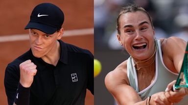 World No 1s Jannik Sinner and Aryna Sabalenka both travel to Paris seeking first-ever French Open titles