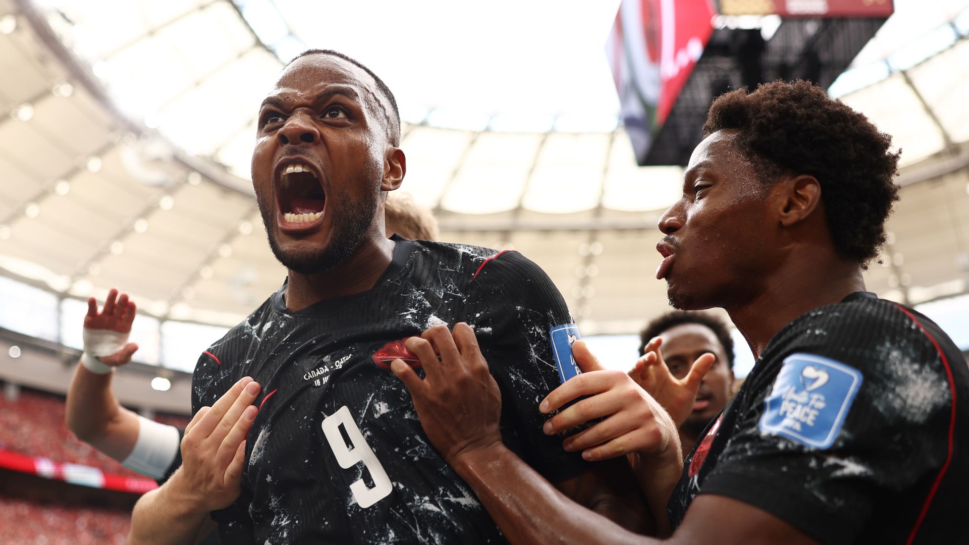 Qatar go down to 10 after falling 2-0 down to Canada LIVE!