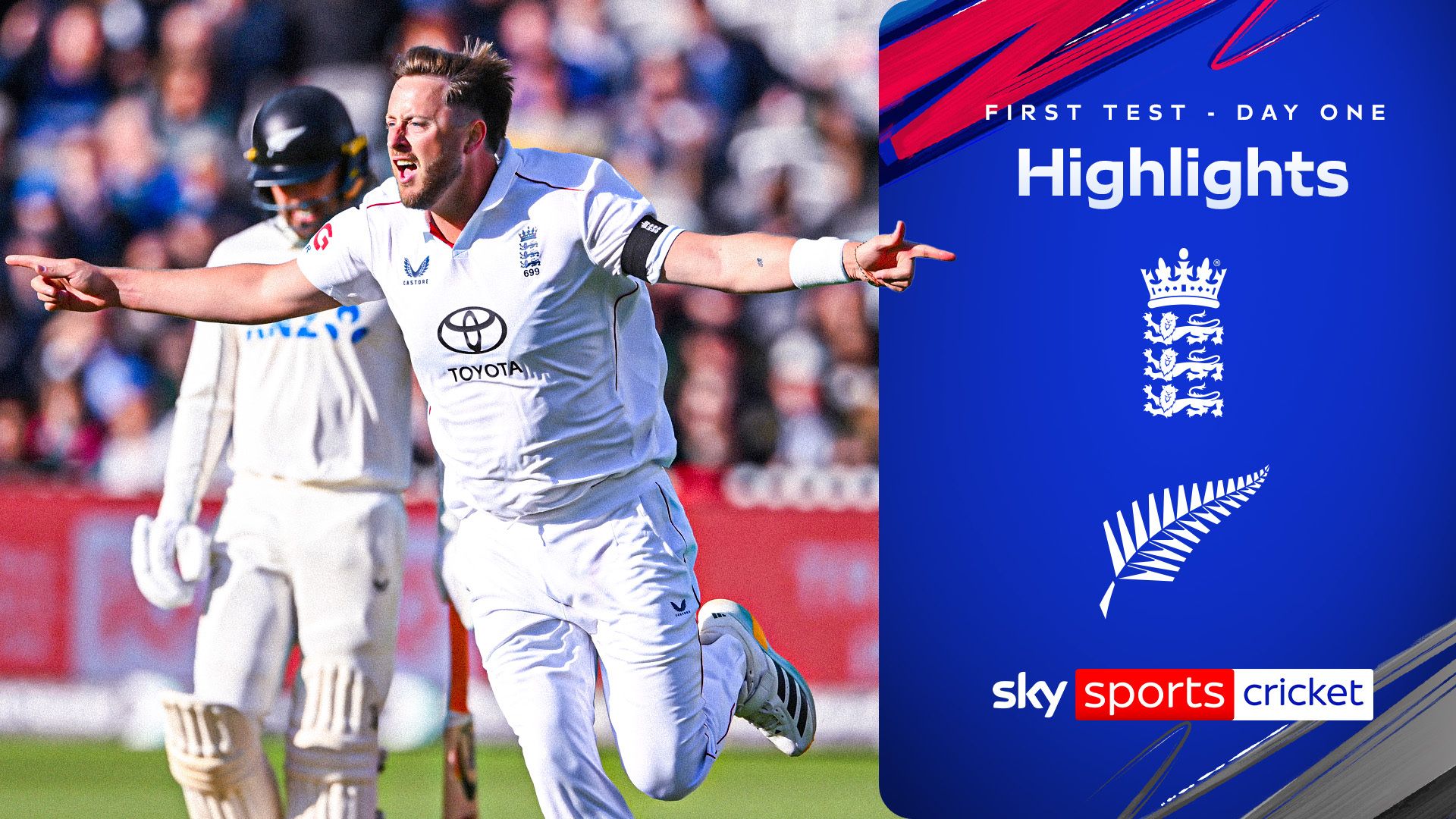 16 wickets in ONE DAY! Robinson leads England fightback in thrilling Lord's opening day