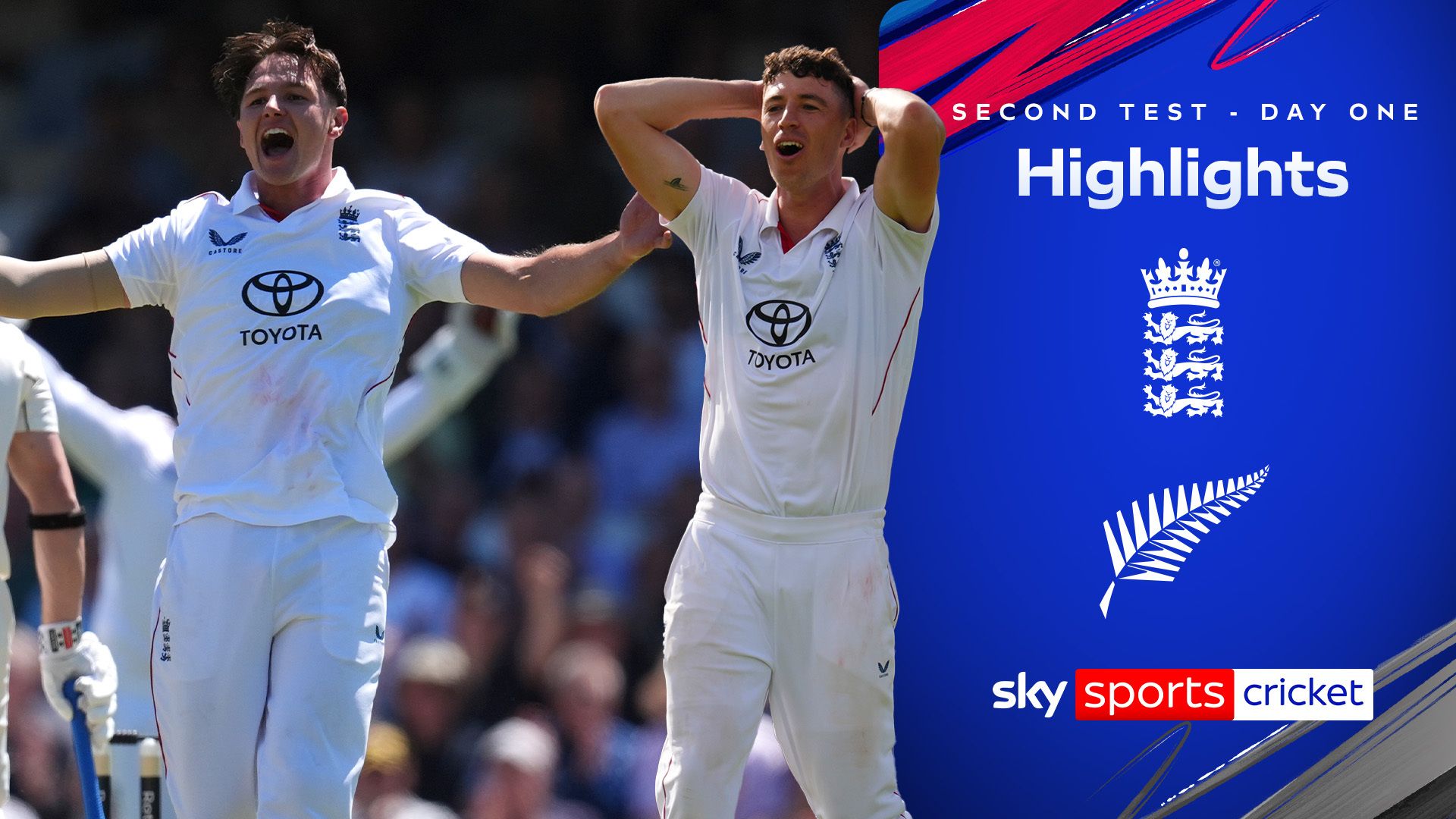Debutant Baker strikes twice as England make steady start against New Zealand