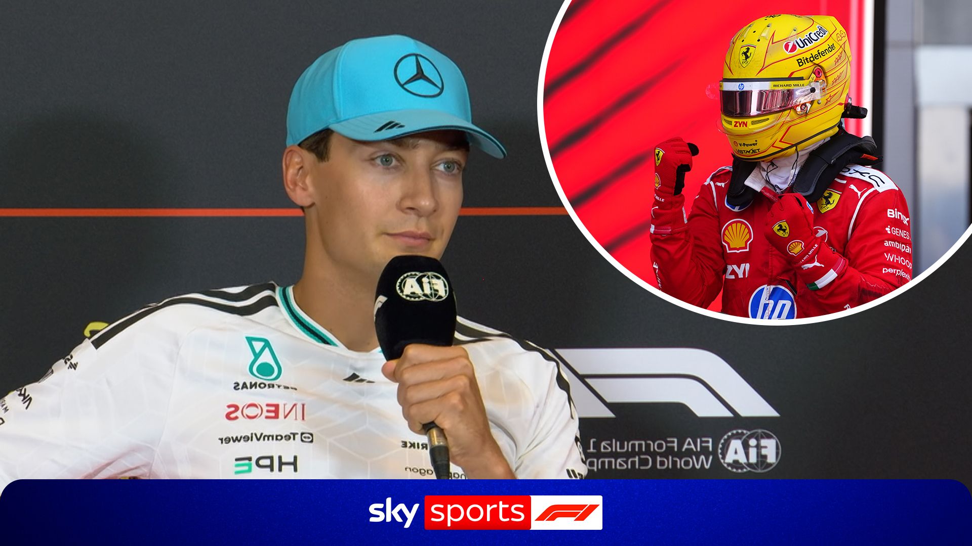 Russell: Hamilton 'a big threat' to Mercedes 