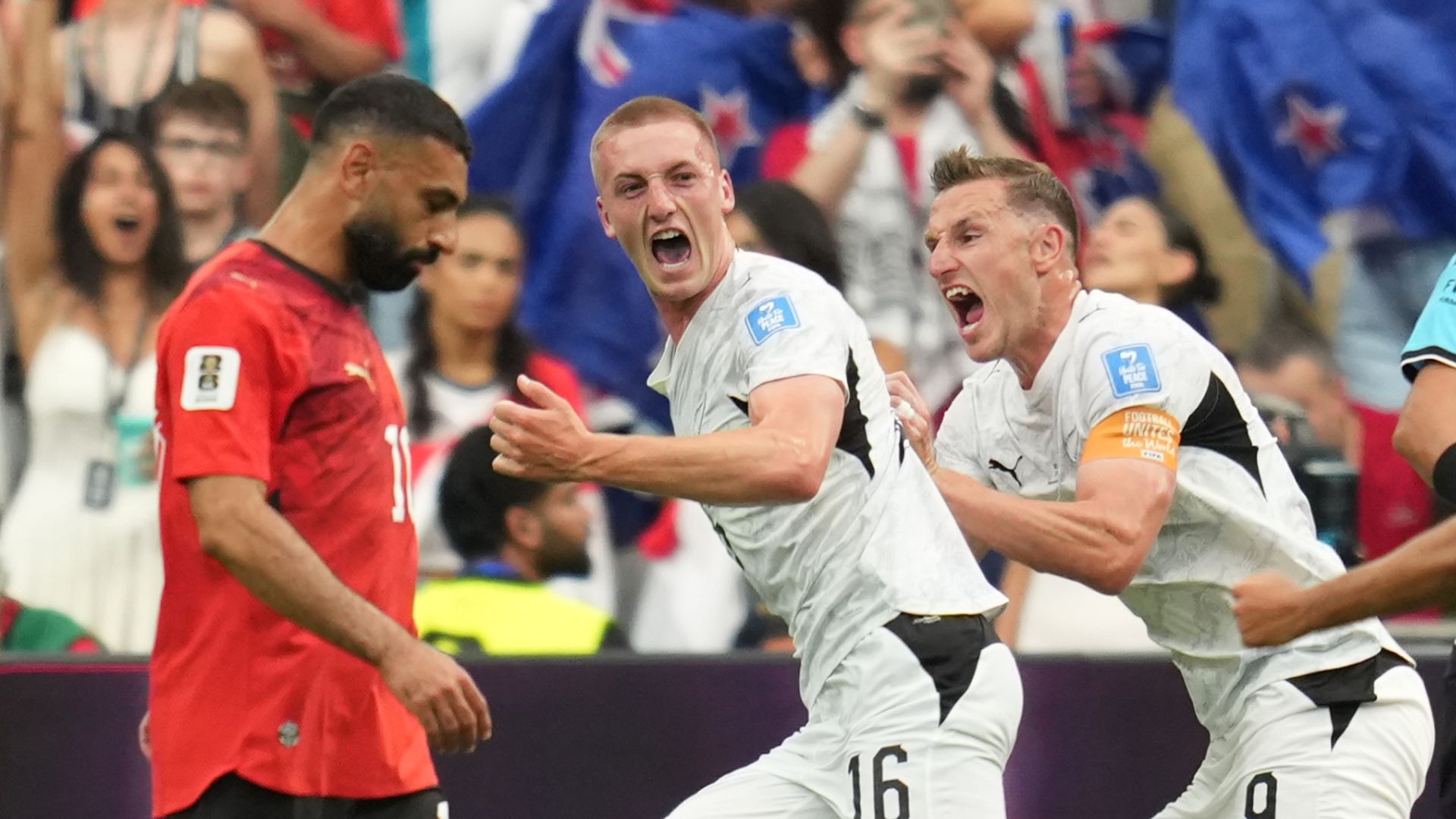 New Zealand in front against Salah's Egypt LIVE!
