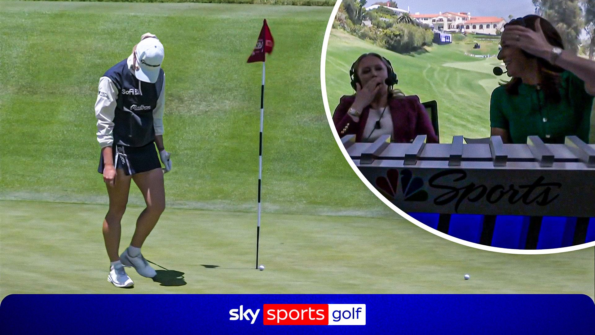 WOW! How did that not go in?! Hull ALMOST makes ace at US Women's Open!