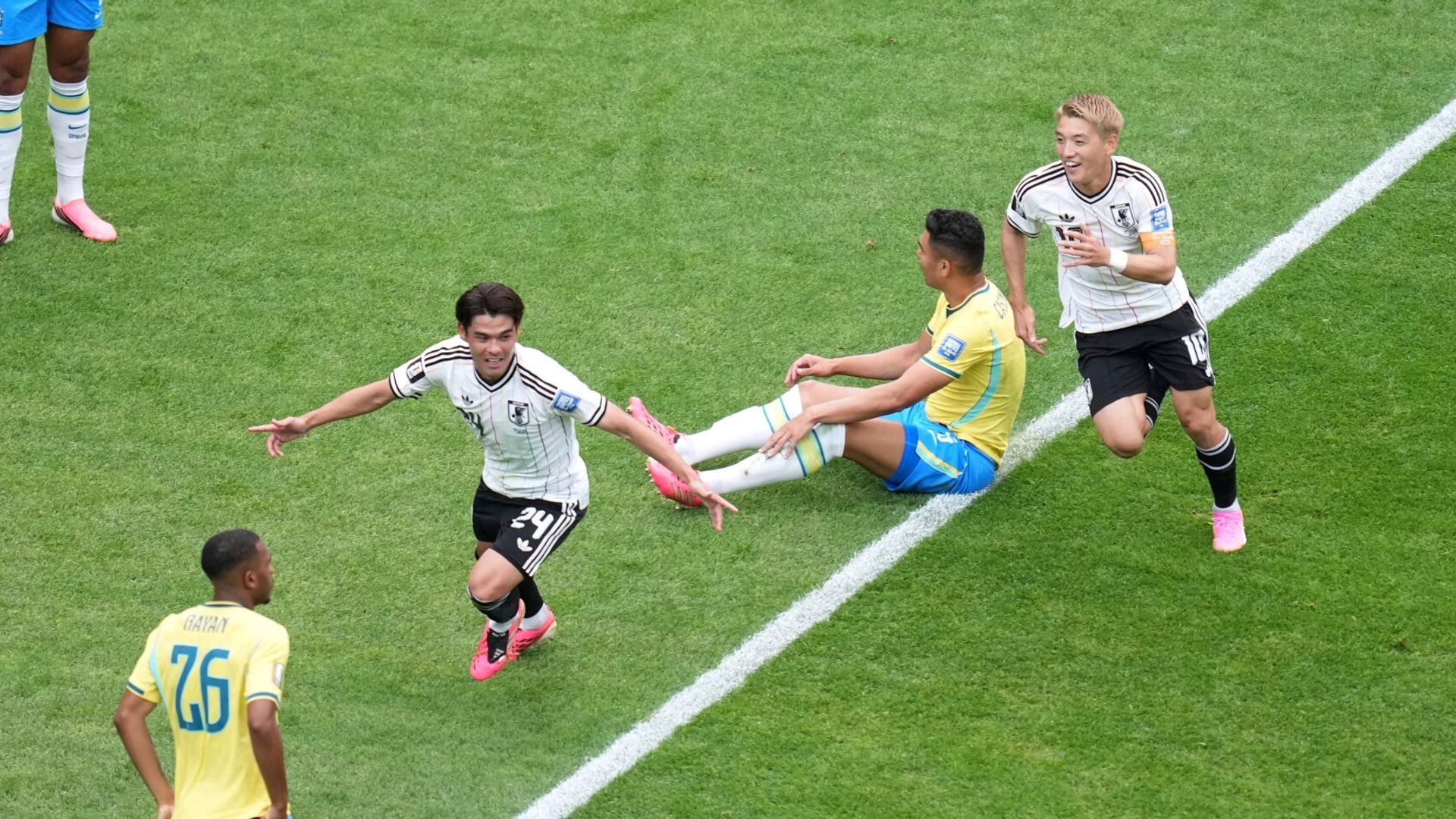 SHOCK on the cards! Japan lead Brazil LIVE!