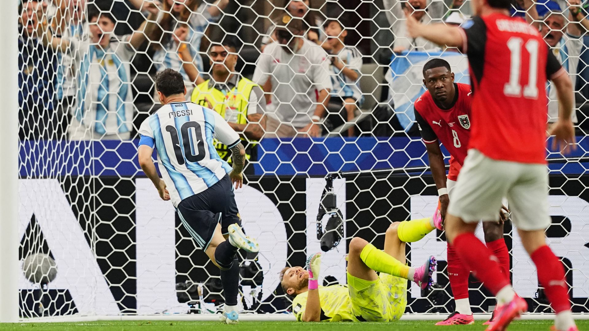 History-making Messi puts Argentina in front vs Austria LIVE!