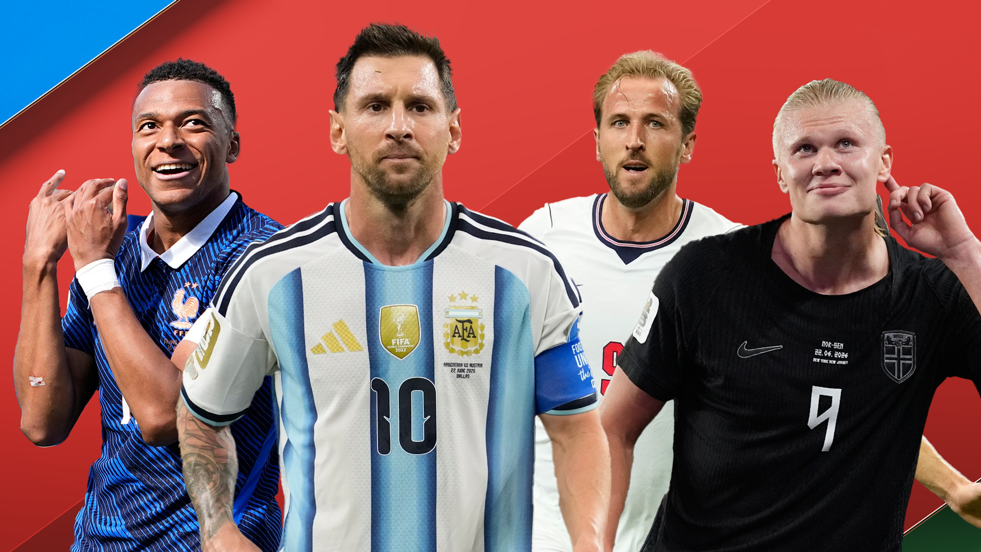 Messi, Mbappe and Haaland set blistering pace - will Kane join Golden Boot party?