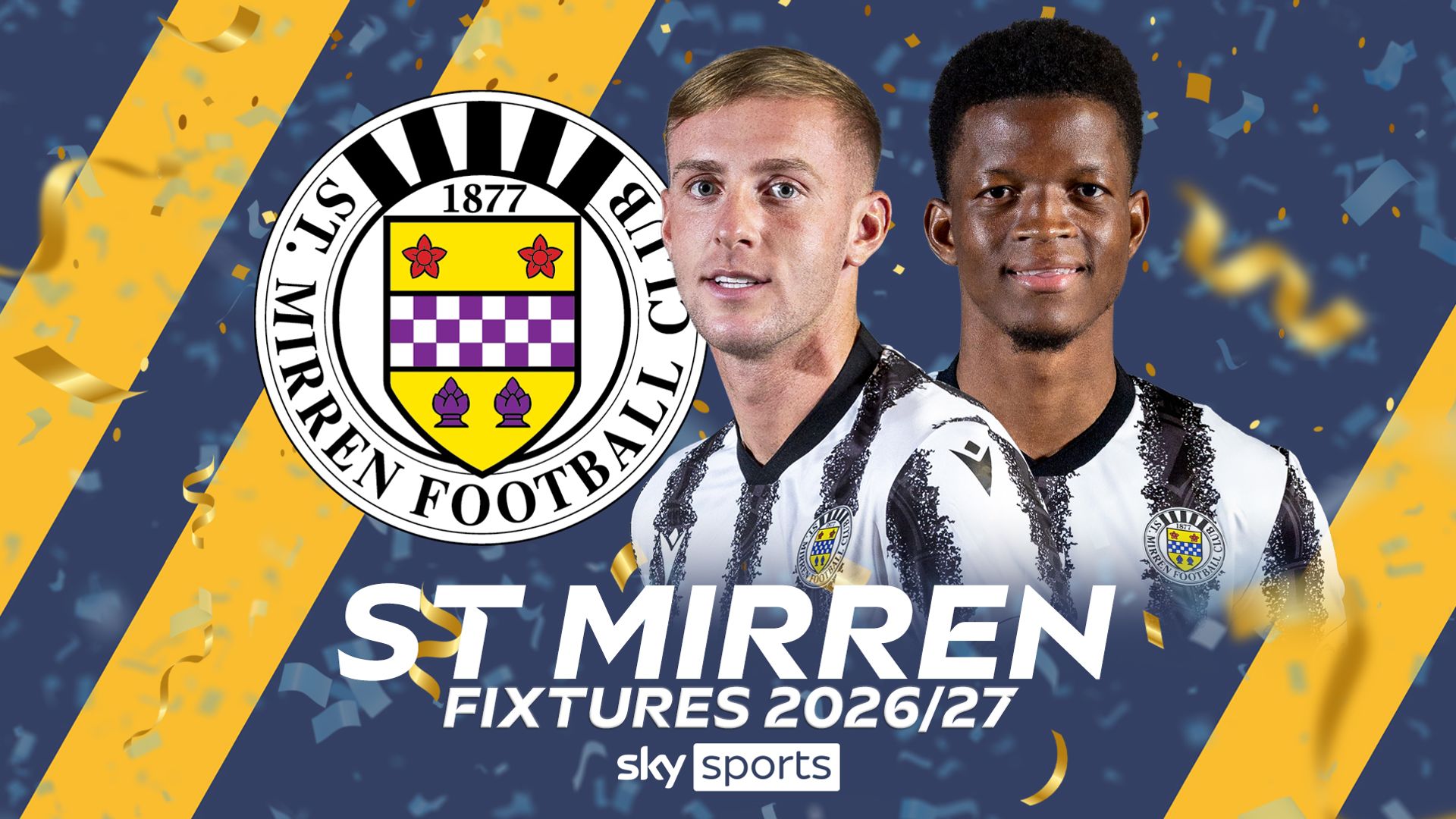 St Mirren fixtures: Falkirk opener live on Sky Sports 