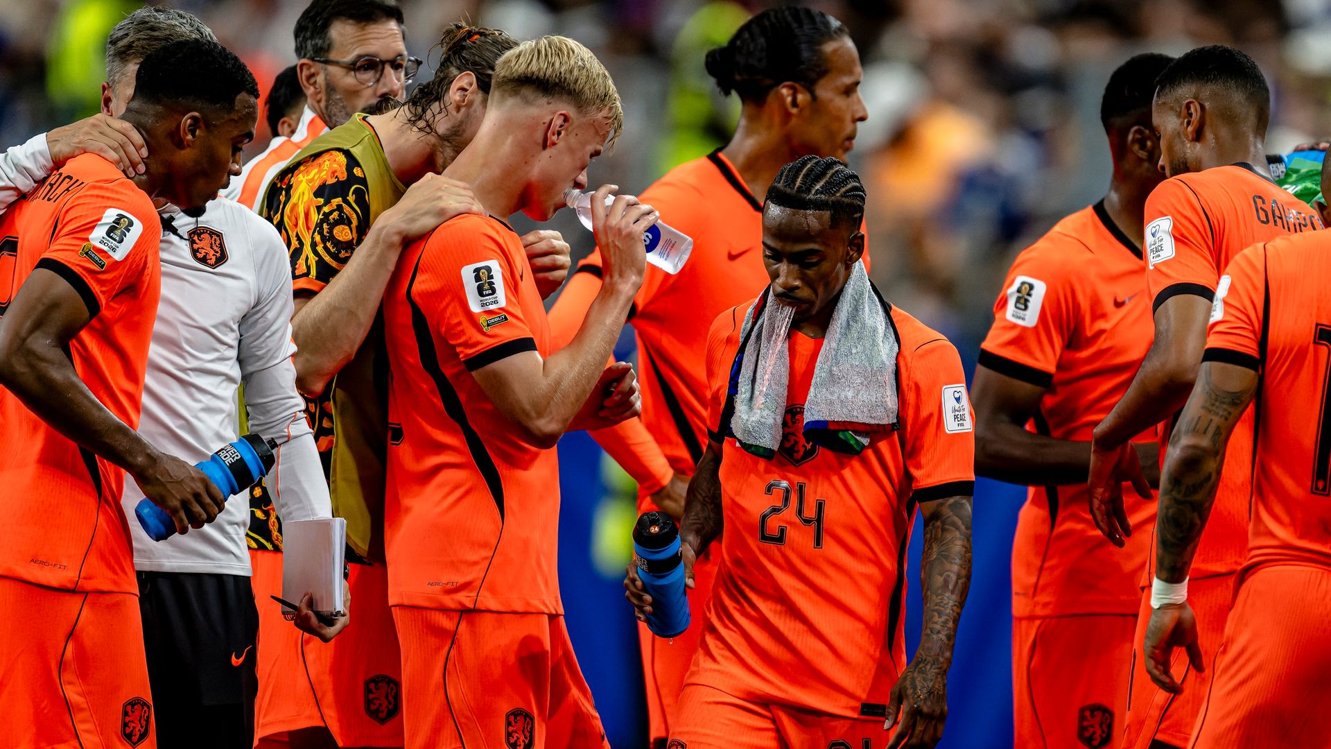 World Cup latest: 'A game of four quarters?' Hydration breaks discussed... 