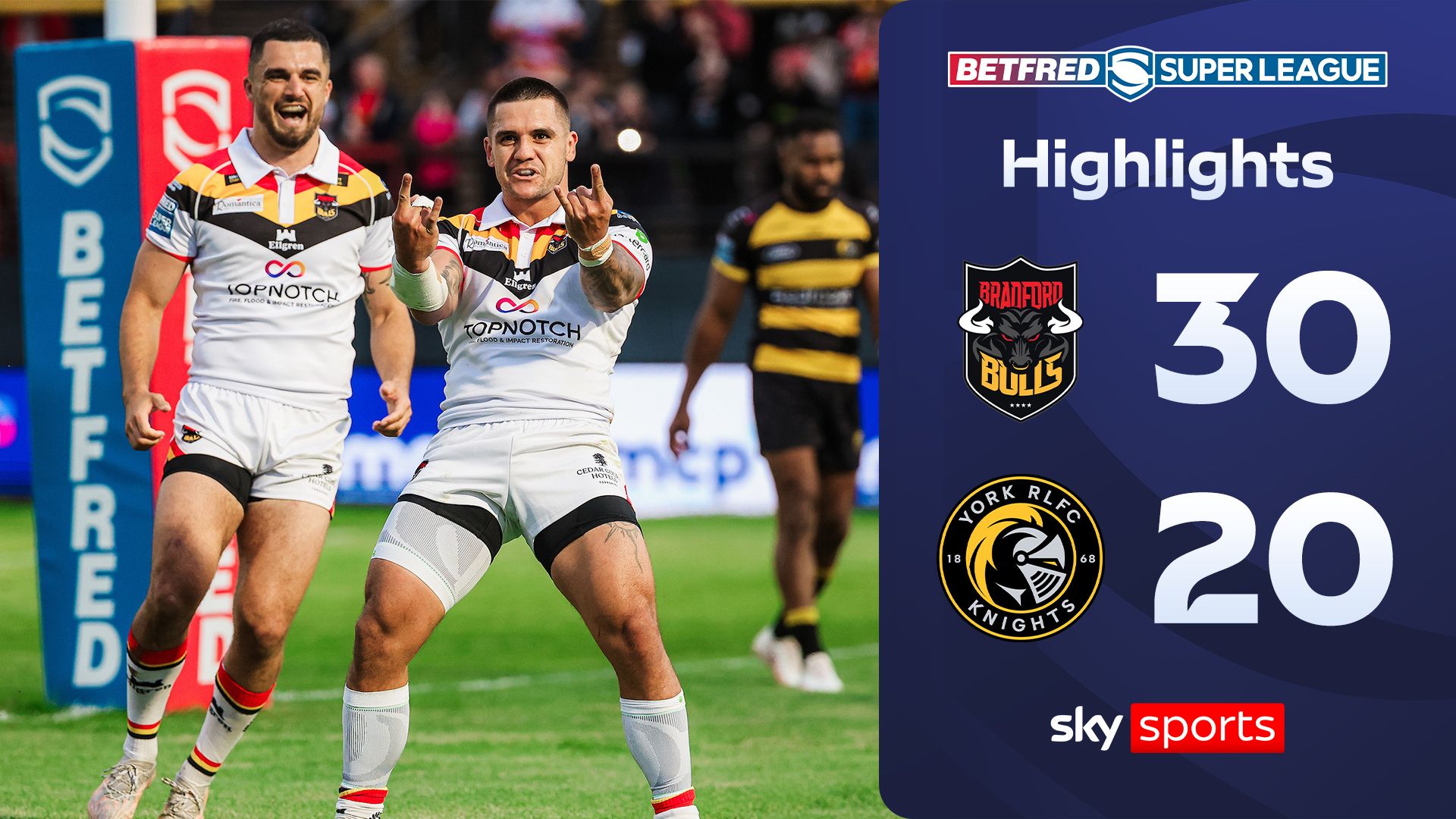 Bradford Bulls 30-20 York Knights