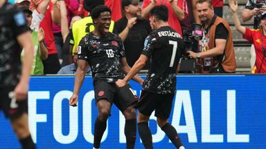Jonathan David scored a hat-trick for Canada vs Qatar