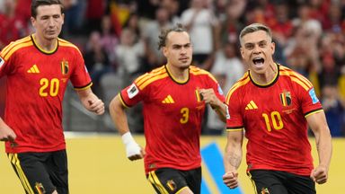 Arsenal forward Leandro Trossard struck twice for Belgium in their win over New Zealand