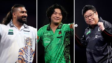 Nitin Kumar, Motomu Sakai and Paul Lim will be in action at the World Cup of Darts