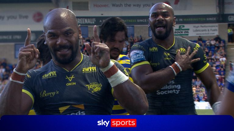 Maika Sivo starred against Warrington Wolves as he clinched a huge hat-trick