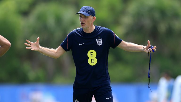 Thomas Tuchel spoke for the first time since landing with England in the USA