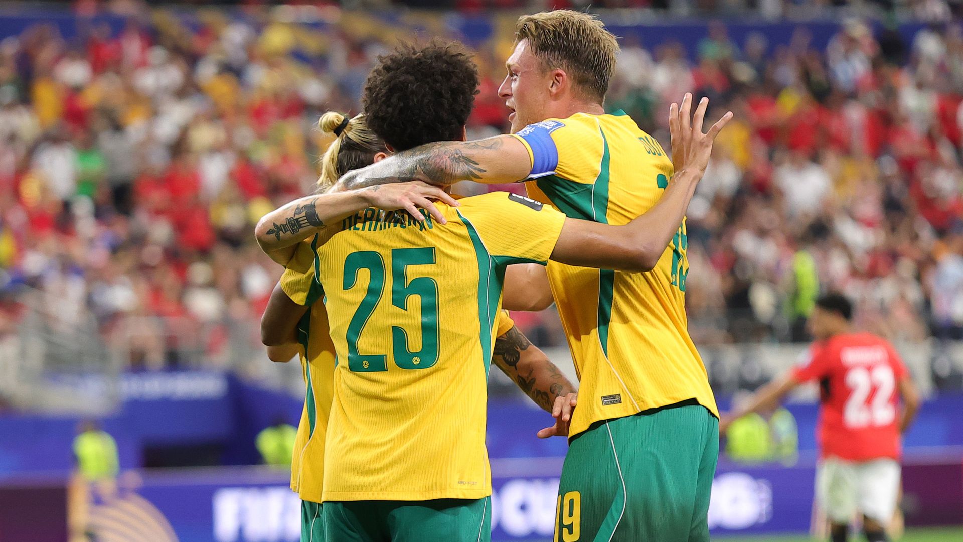 Australia find a second-half equaliser against Egypt LIVE!