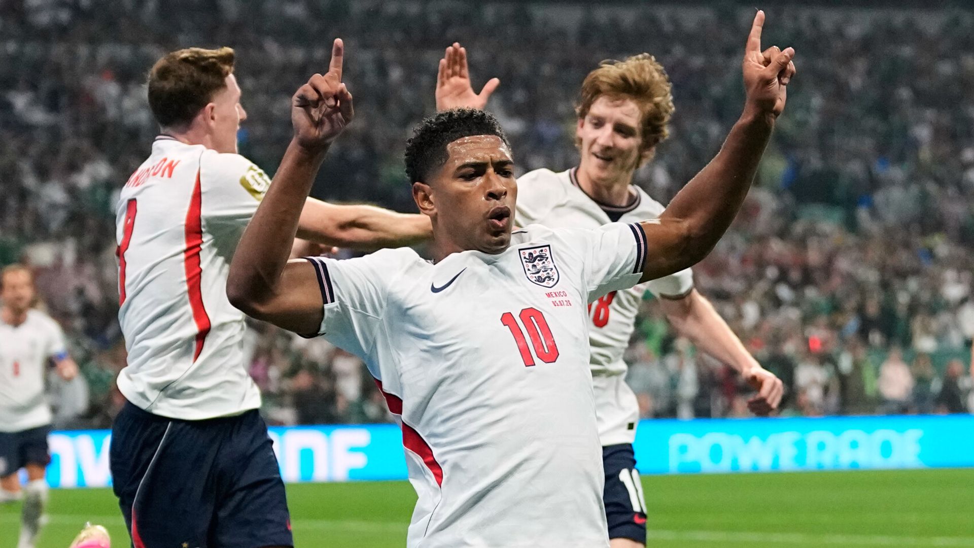 O'Reilly hits the post as England close to adding a third vs Mexico LIVE!