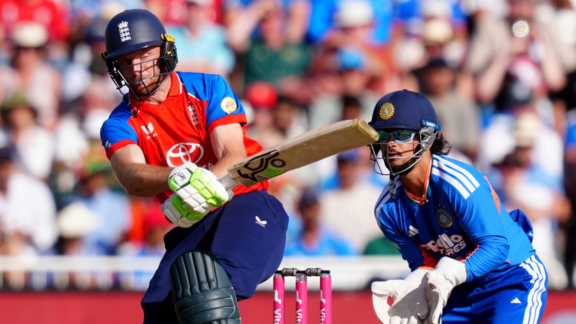 England lose Buttler, Brook after being put in to bat by India LIVE!