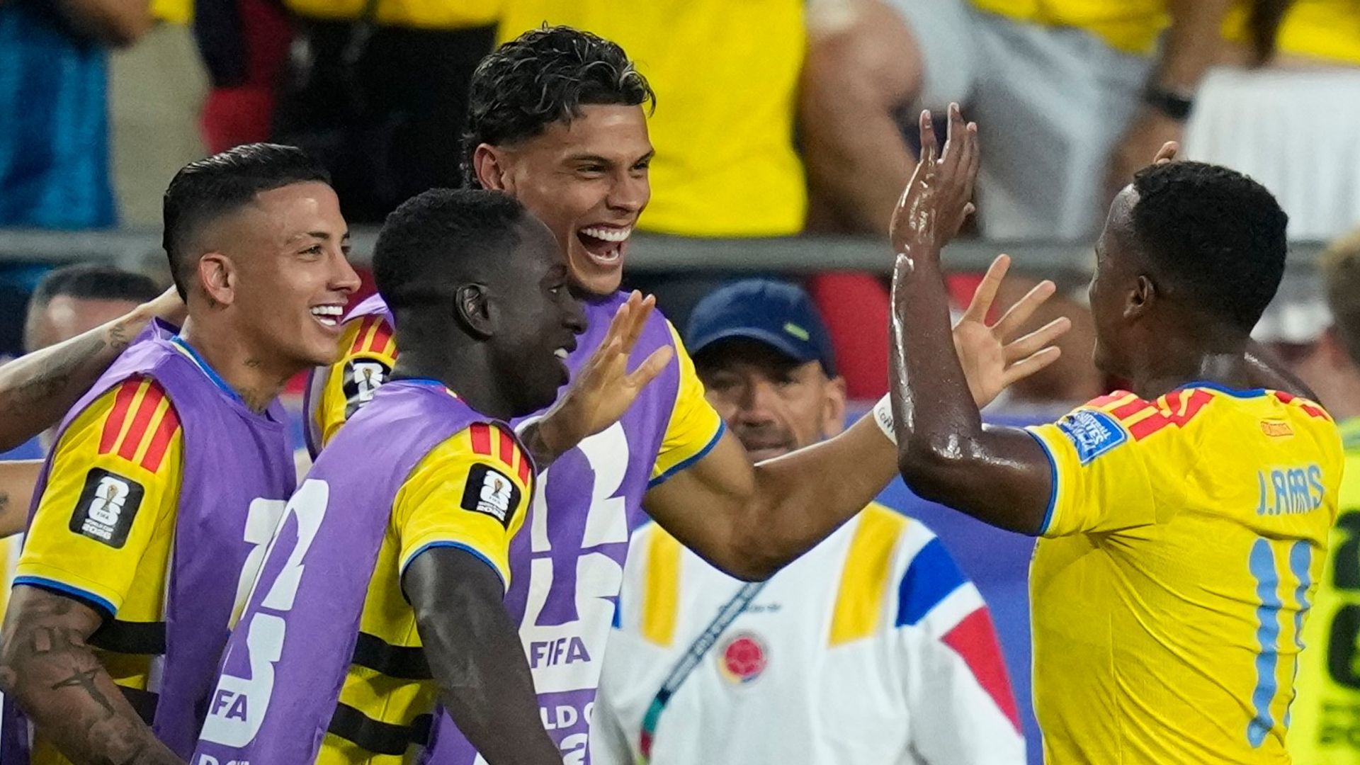 Colombia lead Ghana in World Cup last-16 decider