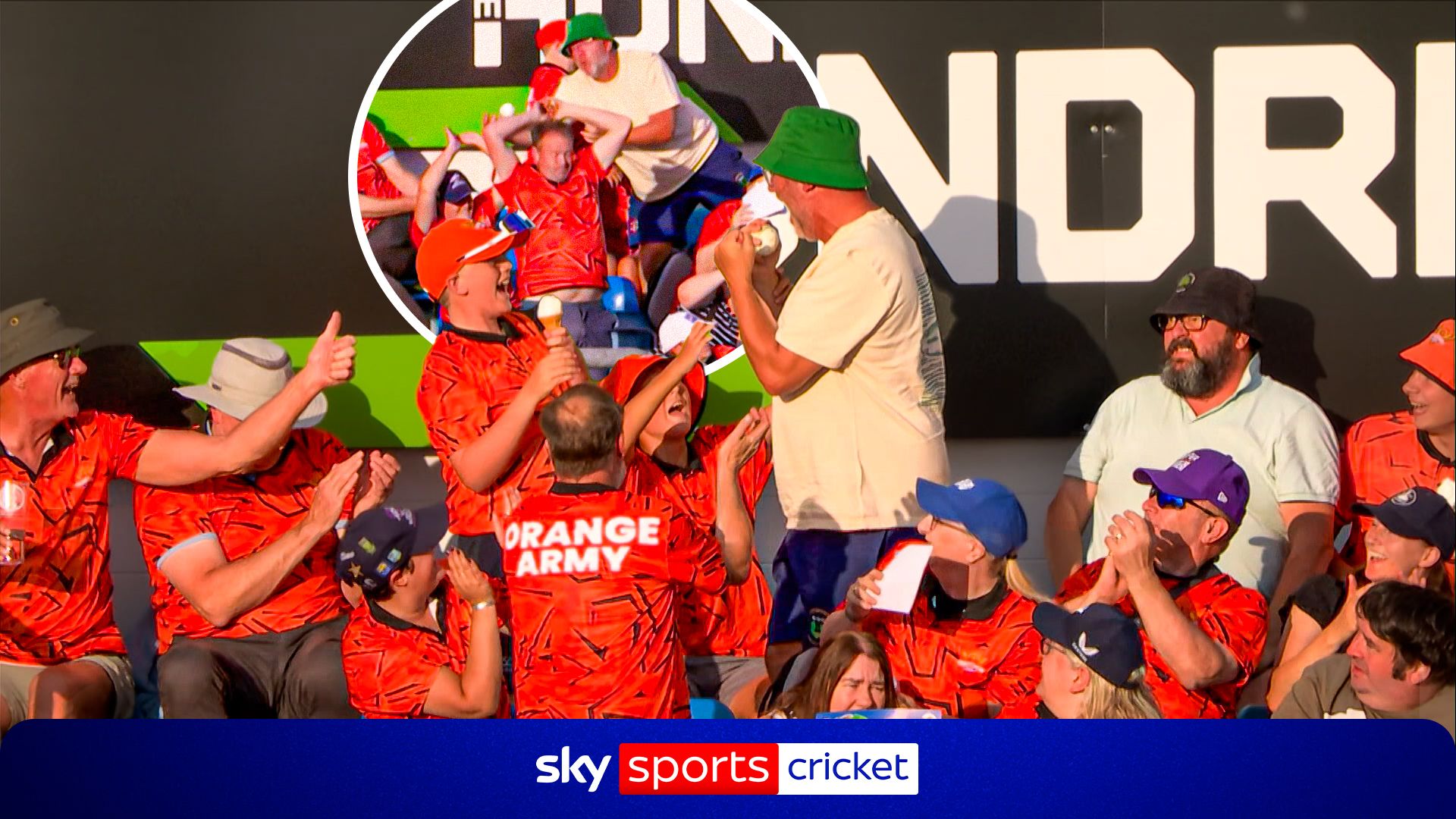 'IMPRESSIVE!' | Commentators wowed by classy one-handed crowd catch!