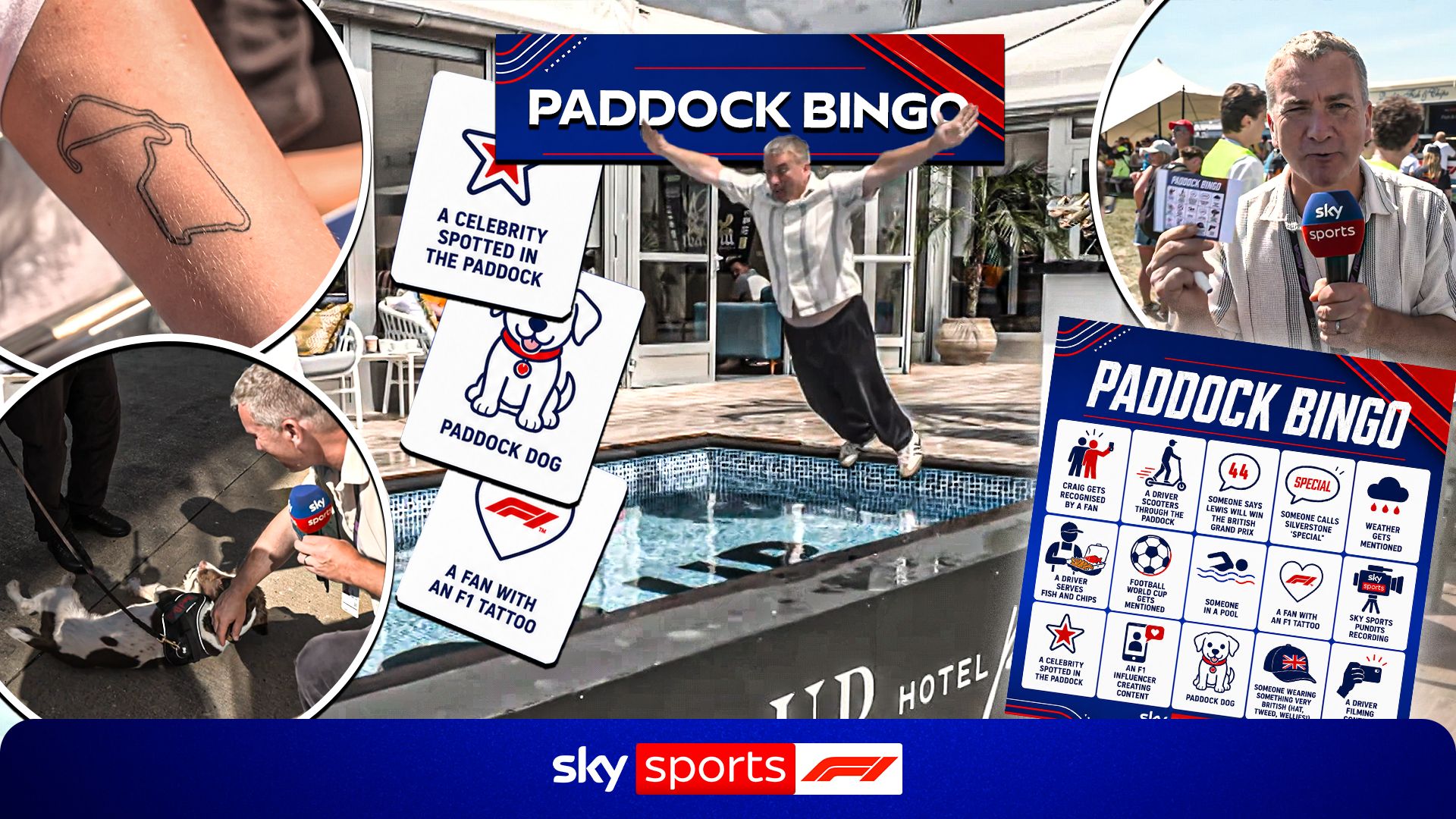 Watch to the end! 👀Hilarious Paddock Bingo challenge