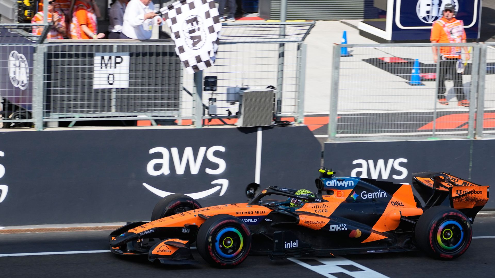 Hungarian GP: Norris wins as Hamilton given five-second time penalty LIVE!