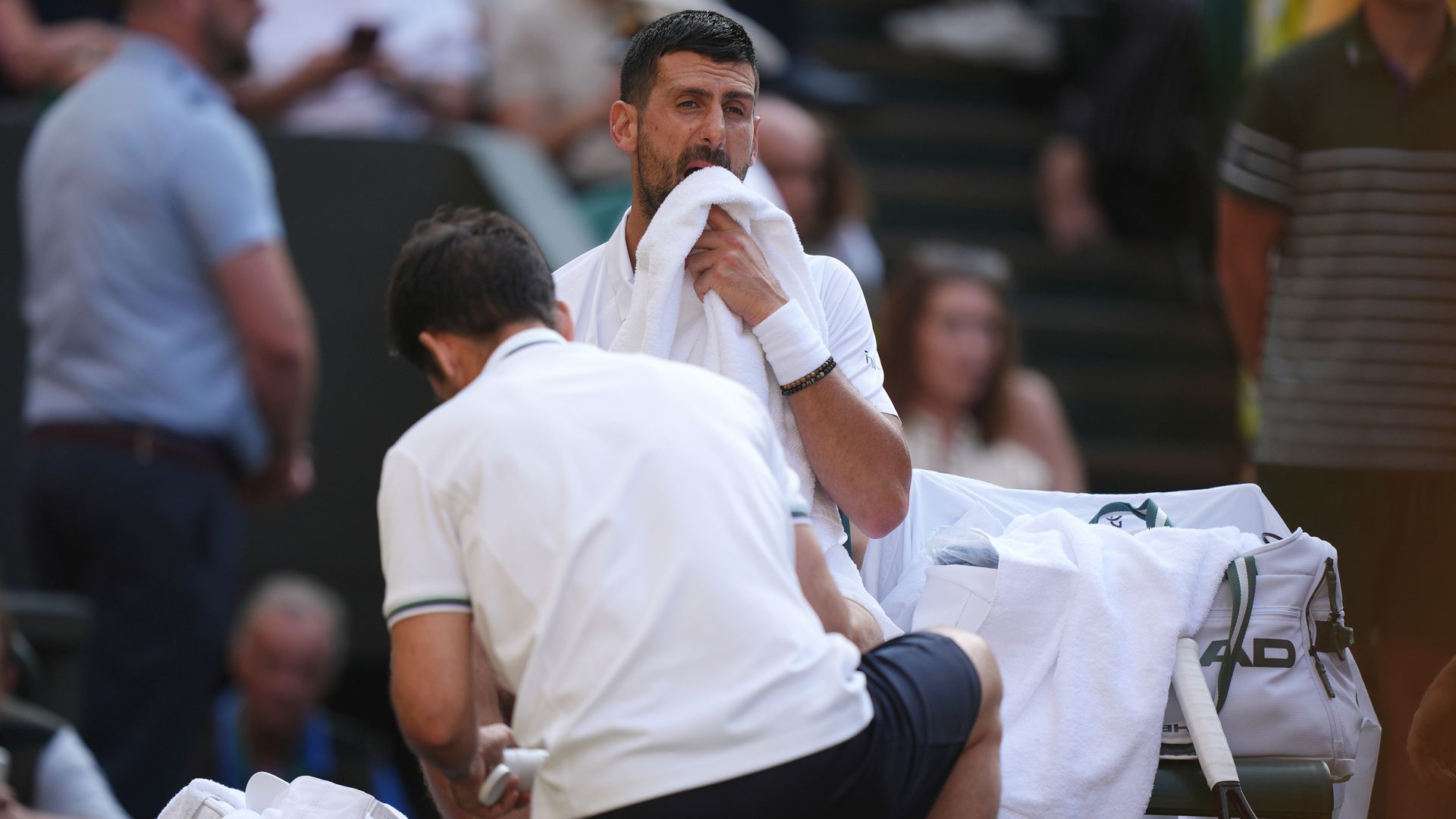 Wimbledon Day Nine LIVE! Djokovic takes medical timeout during first set