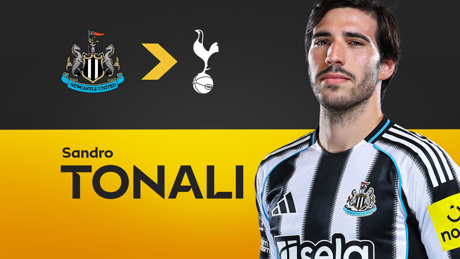 Spurs agree club-record £100m deal to sign Newcastle's Tonali