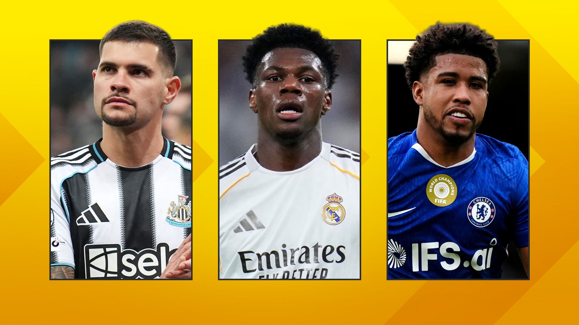 Transfer Centre LIVE! Guimaraes, Tchouameni and Santos latest...