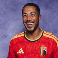 Youri Tielemans at a portrait session with Belgium before the World Cup