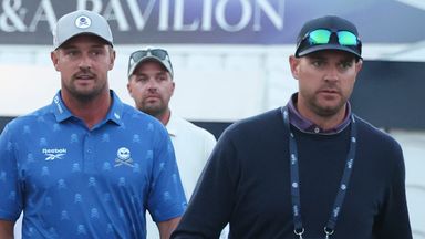 Bryson DeChambeau was handed a two-shot penalty at The Open