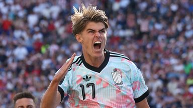 Charles De Ketelaere scored his first two tournament goals to put Belgium in control before half-time