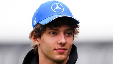Kimi Antonelli leads the drivers' championship heading into this weekend's race (PA)