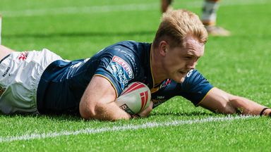 James McDonnell scored twice in Leeds Rhinos' 42-12 win over Bradford Bulls