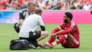 Joe Gomez was injured in a Liverpool friendly against Sunderland