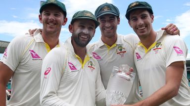 Josh Hazlewood, Nathan Lyon, Mitchell Starc and Pat Cummins are all included in Australia's Test squad to play Bangladesh