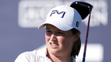 Lottie Woad is chasing a maiden major victory at the AIG Women's Open