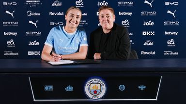 Niamh Charles has signed a three-year deal with Man City (picture courtesy of Man City Women FC)