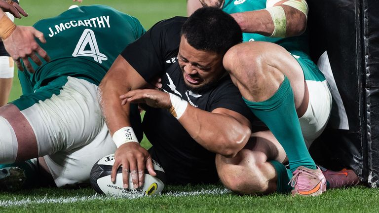 New Zealand secured a bonus-point Nations Championship win over Ireland at Eden Park on Saturday