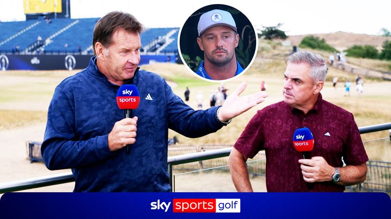 Sir Nick Faldo and Paul McGinley analysed Bryson DeChambeau's controversial two-stroke penalty from Friday and agreed he has not respected the rules of golf
