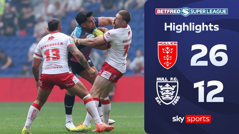 Highlights of the Magic Weekend game between Hull KR and Hull FC