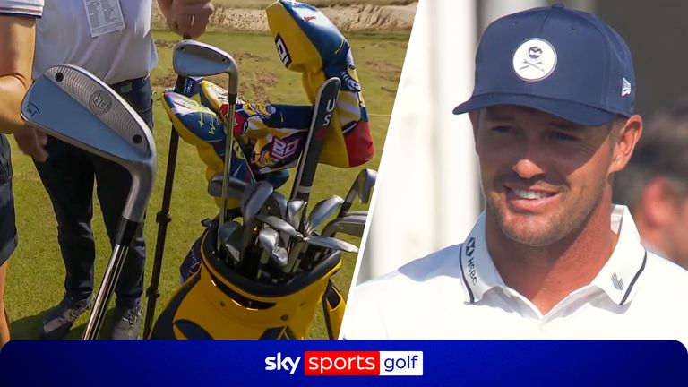 Bryson DeChambeau revealed that he's 3D printed a new set of irons for The Open Championship at Royal Birkdale