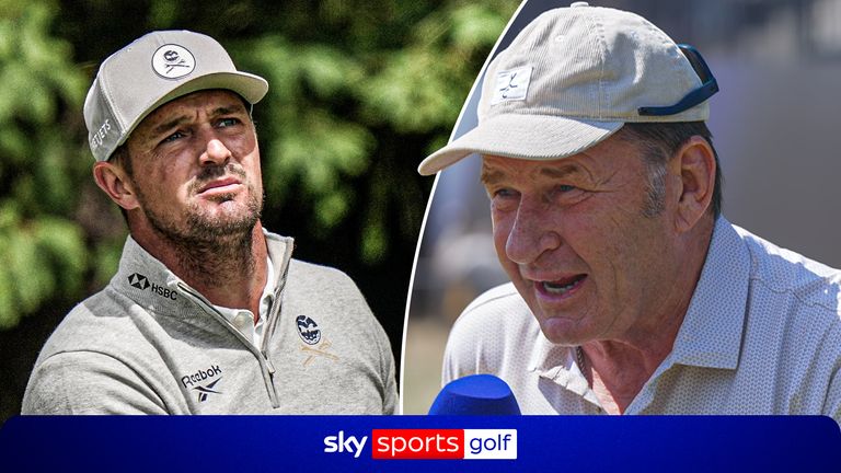 Speaking on the Sky Sports Golf podcast, Sir Nick Faldo criticised Bryson DeChambeau's approach to strategy