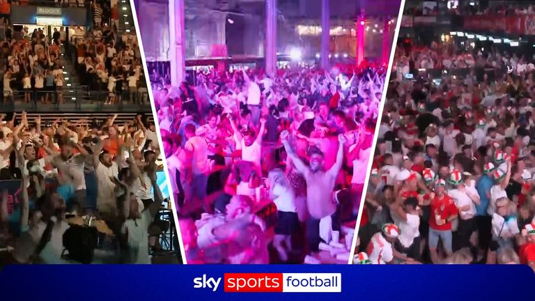 Relive the best of the fans reaction as England came from behind to beat Norway in the World Cup quarter-finals