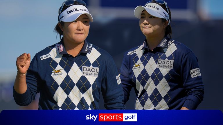 Two-time major champion Haeran Ryu birdied the last to grab the halfway lead at the AIG Women's Open