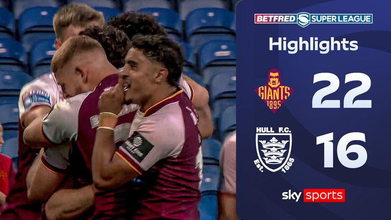 Highlights of Huddersfield Giants against Hull FC from the Super League