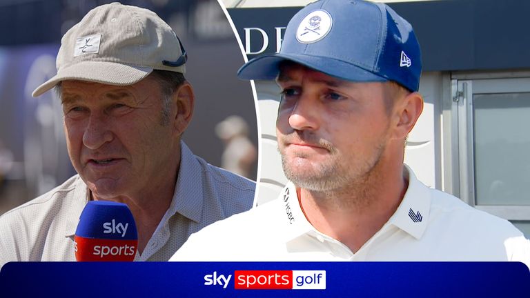 Speaking after shooting an opening-round 67 at The Open, Bryson DeChambeau appeared to bite back at Sir Nick Faldo's comments about lacking the strategy required for links golf