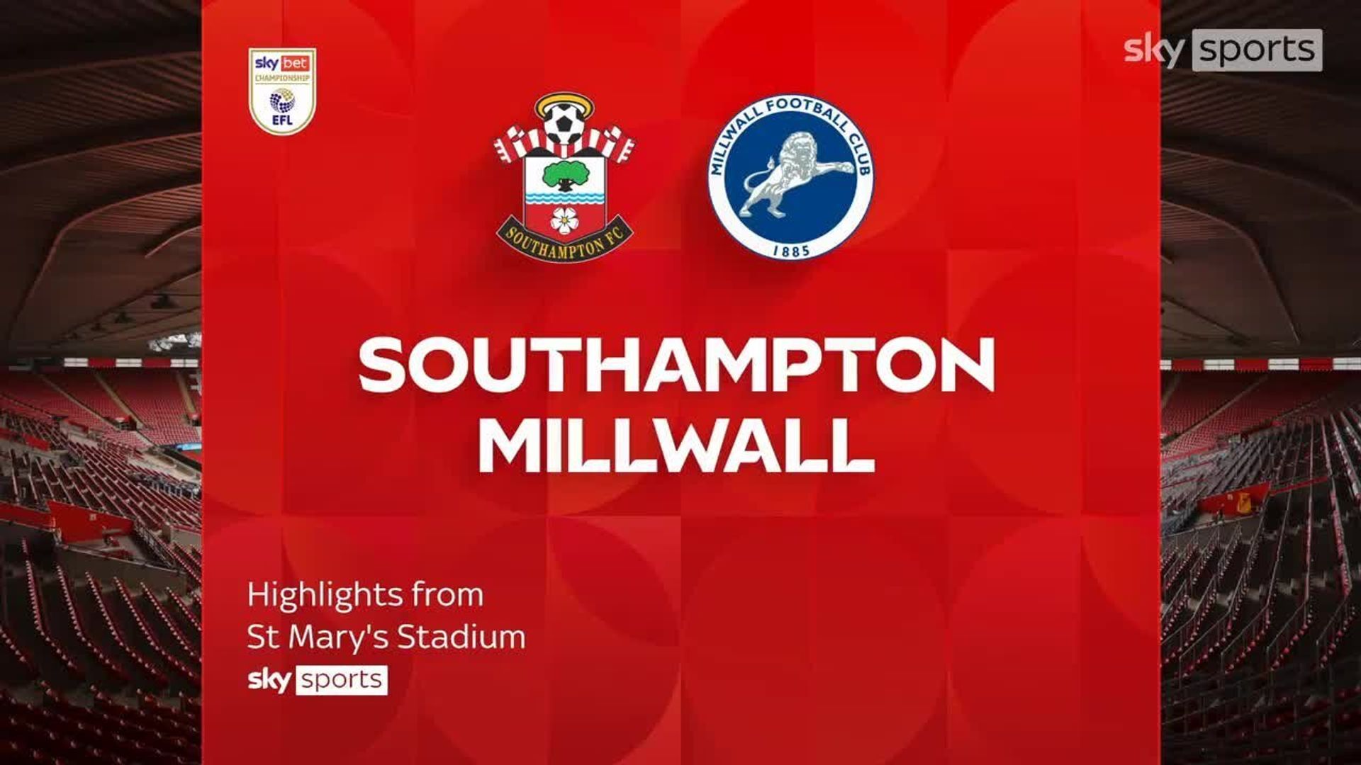 Southampton 5-1 Millwall